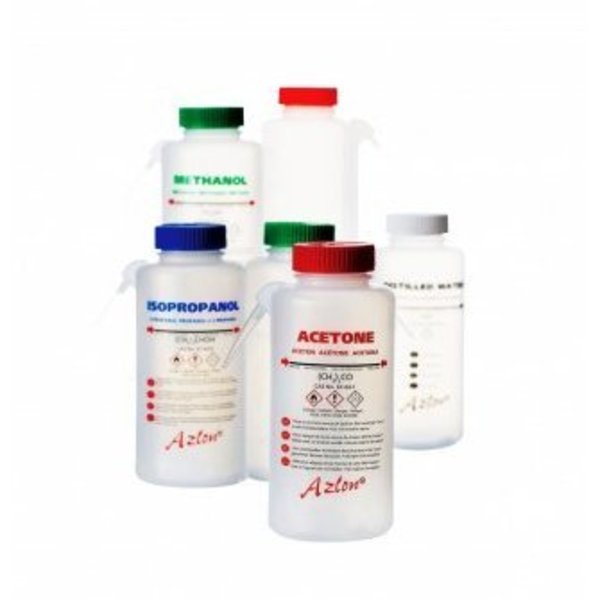 Dwk Life Sciences Azlon Round Wash Bottles, Methanol, 500ml, 5/cs, 5PK 249417